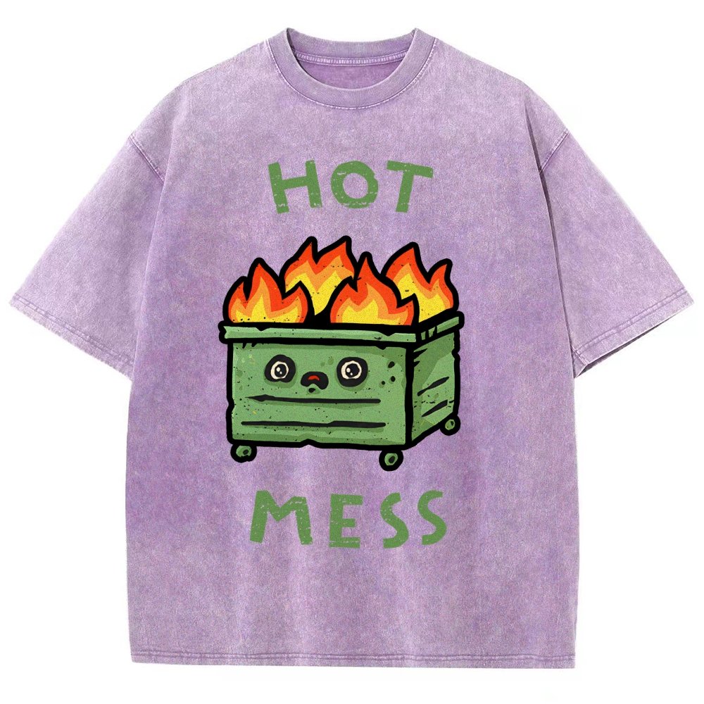 Hot Mess Vintage Distressed T-shirt