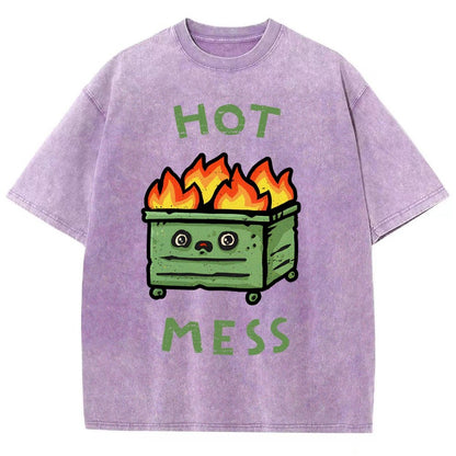 Hot Mess Vintage Distressed T-shirt