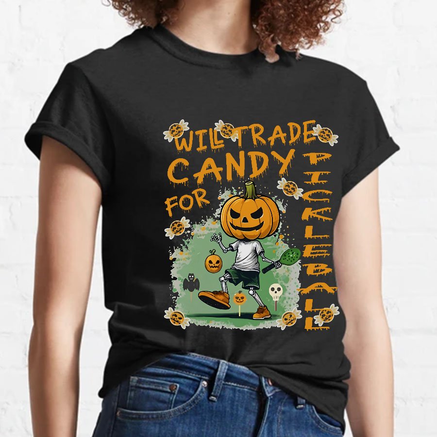 Halloween Pumpkin Man Geeky T-Shirt