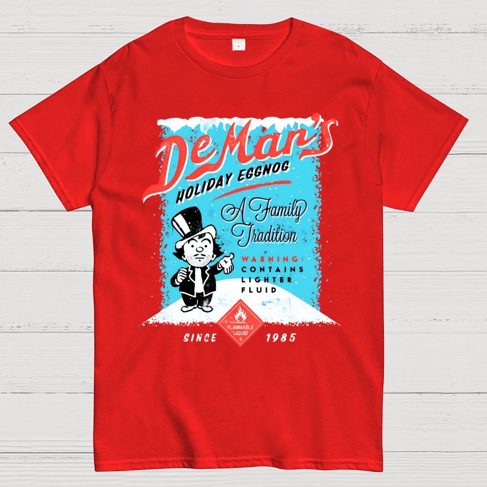 Charles DeMar's Eggnog with Lighter Fluid Geek T-Shirt