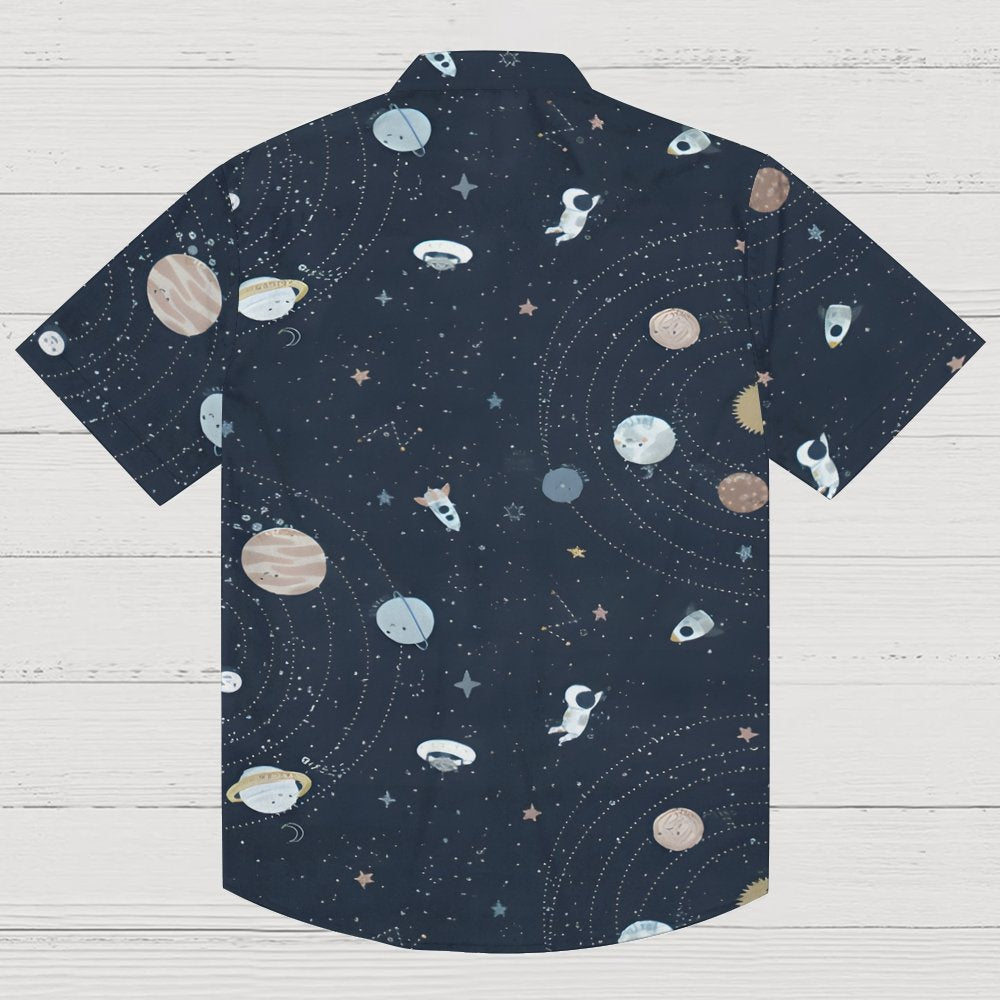 Space Planet Series Geek Hawaiian Shirt