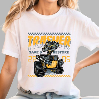 Trasher Save and Restore Geek T-Shirt