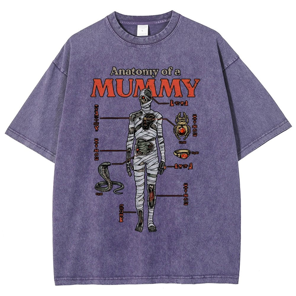 Mummy Anatomy Vintage Distressed T-shirt