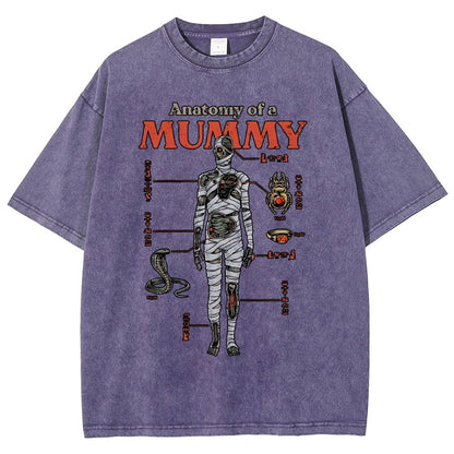 Mummy Anatomy Vintage Distressed T-shirt