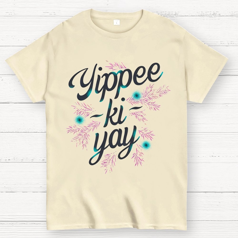 Yippee-Ki-Yay Mother   F***er！Front And Back Printing Geek T-Shirt