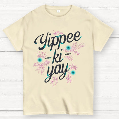 Yippee-Ki-Yay Mother   F***er！Front And Back Printing Geek T-Shirt