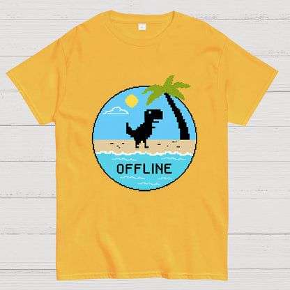 Dinosaur Offline Nerdy T-Shirt