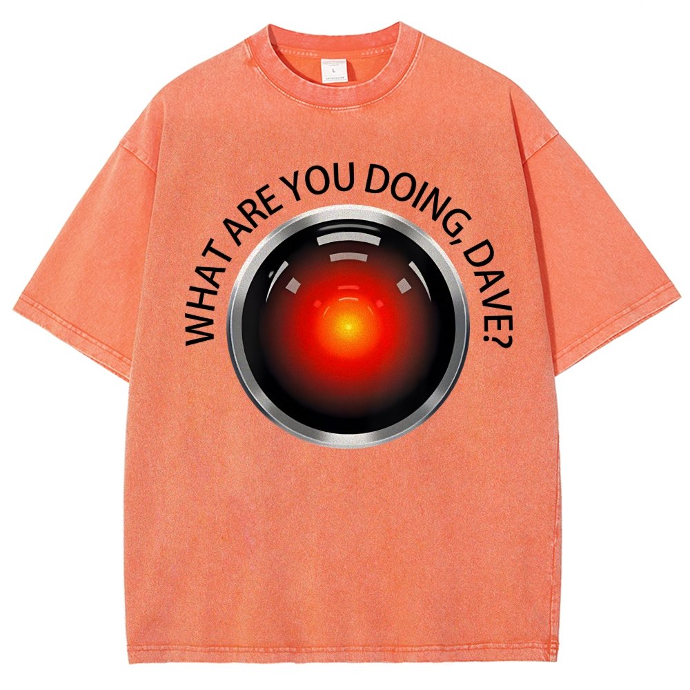 What Are You Doing Dave Vintage Distressed T-shirt