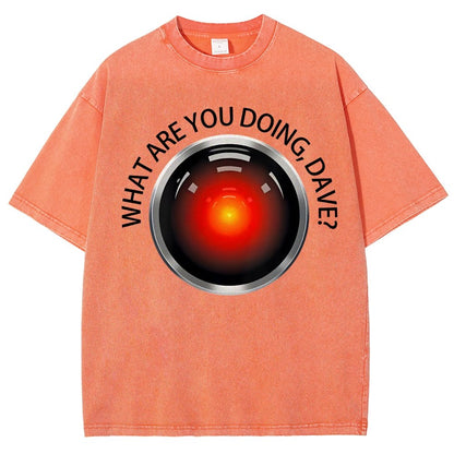 What Are You Doing Dave Vintage Distressed T-shirt