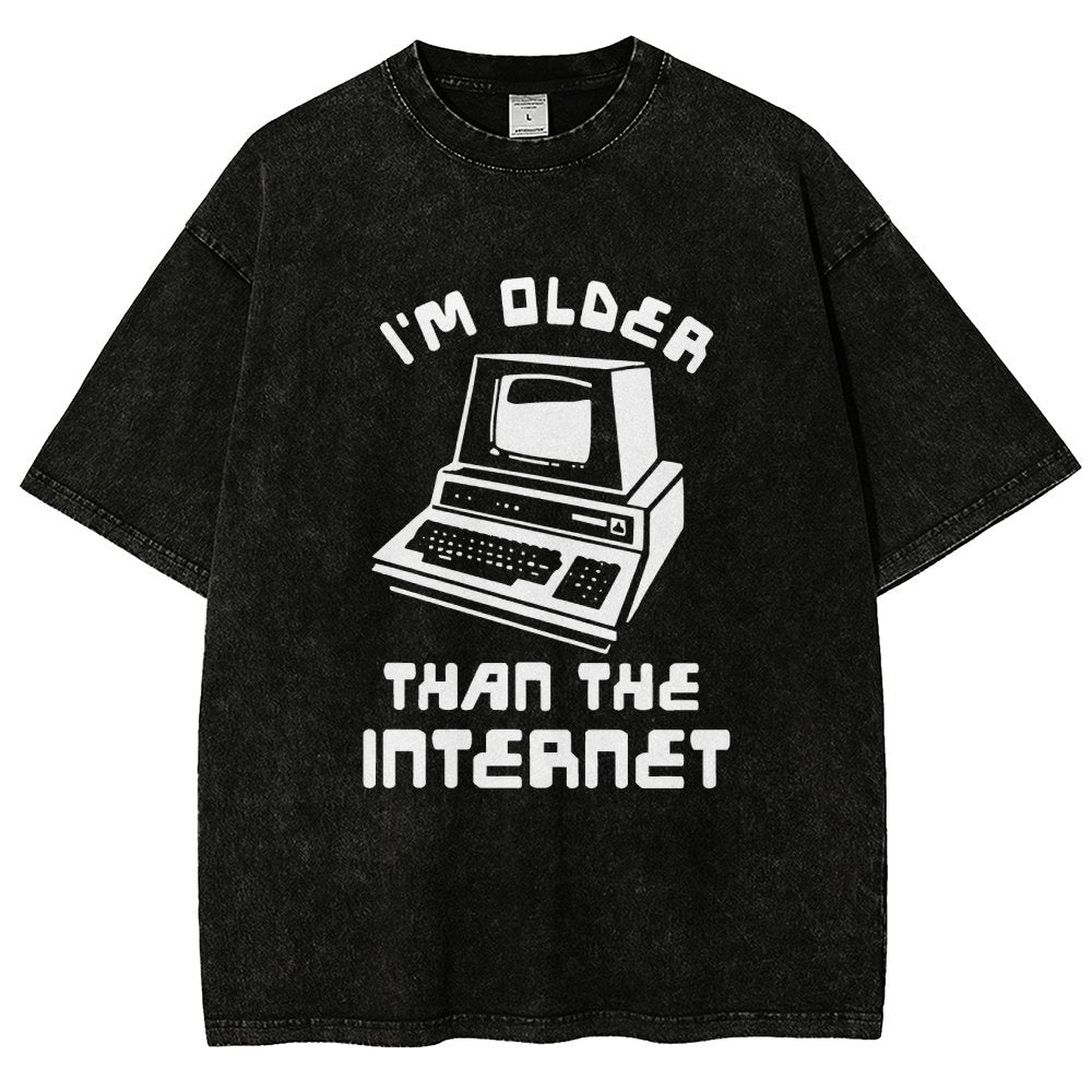 I Am Older Than The Internet Vintage Distressed T-shirt