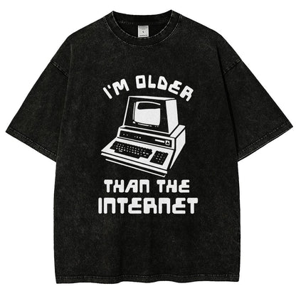 I Am Older Than The Internet Vintage Distressed T-shirt