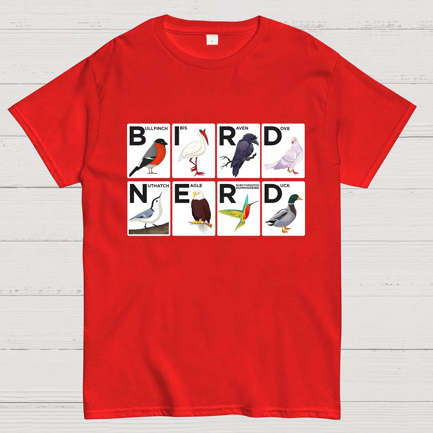 Bird Nerd Watching Vintage Retro Birdwatching Geek T-Shirt