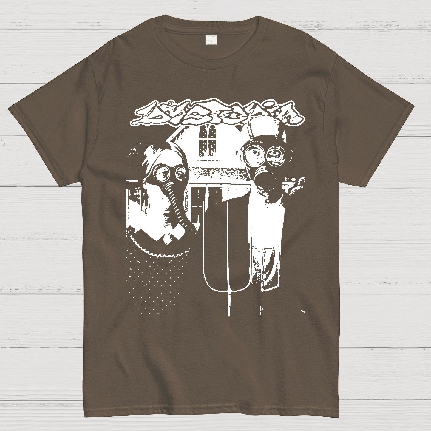 Dystopia Crust Punk Band Geek T-Shirt
