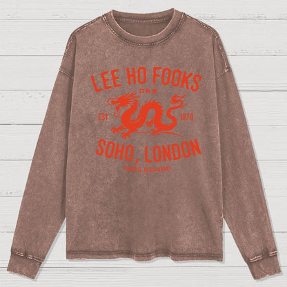 Lee Ho Fooks Vintage Resto Washed Long Sleeve Tee