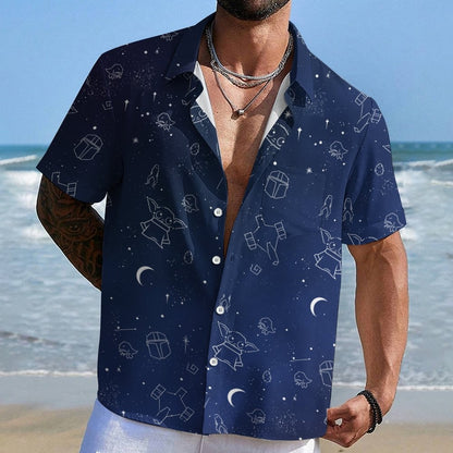 Strange Little Monsters In The Starry Sky Geeky Shirt
