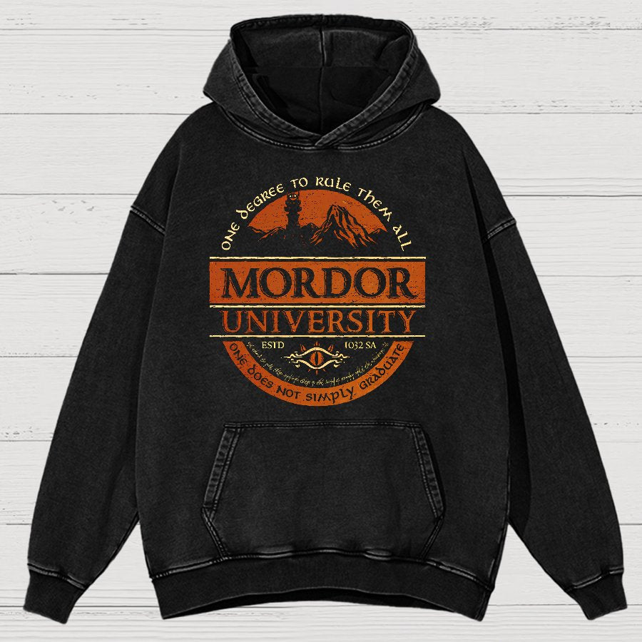 Graduation Is Not An Easy Thing Vintage Distressed Hoodie