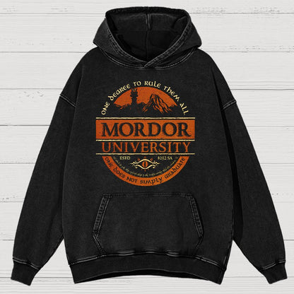Graduation Is Not An Easy Thing Vintage Distressed Hoodie