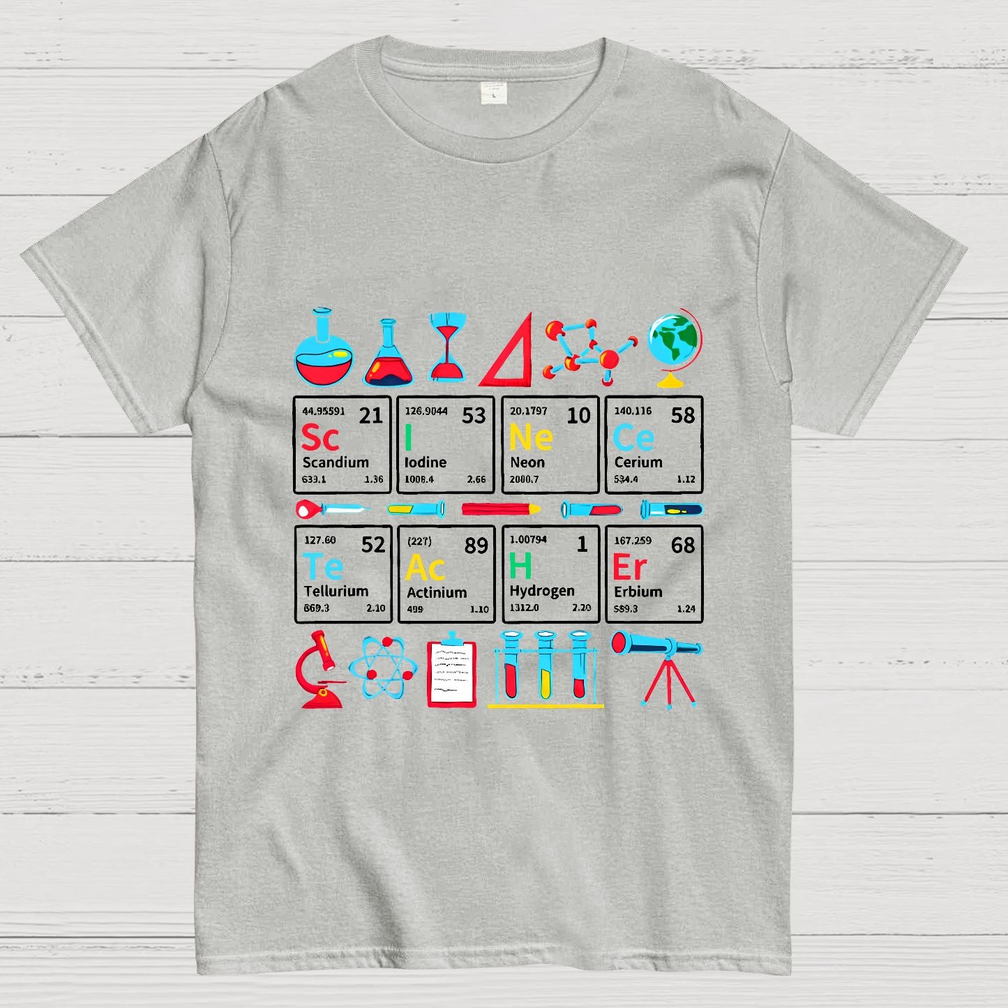 Science Teacher Vintage Geeky T-Shirt