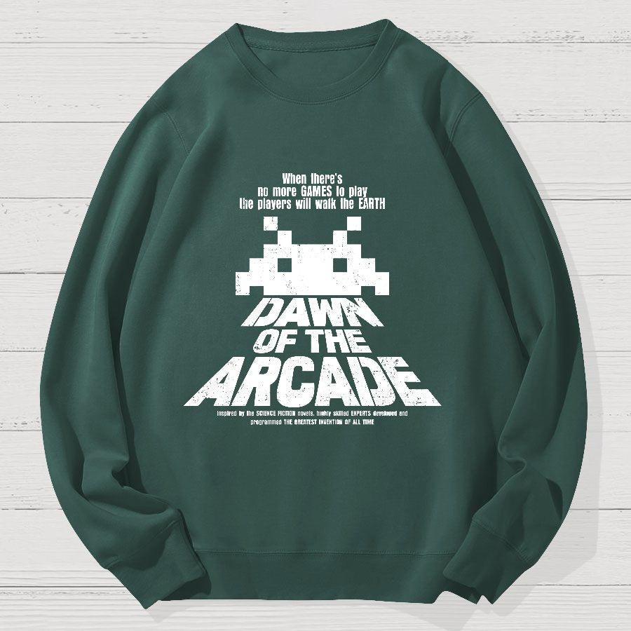 Dawn of the Arcade Geek Cotton Sweatshirt
