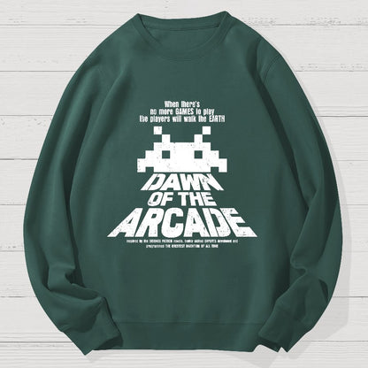 Dawn of the Arcade Geek Cotton Sweatshirt