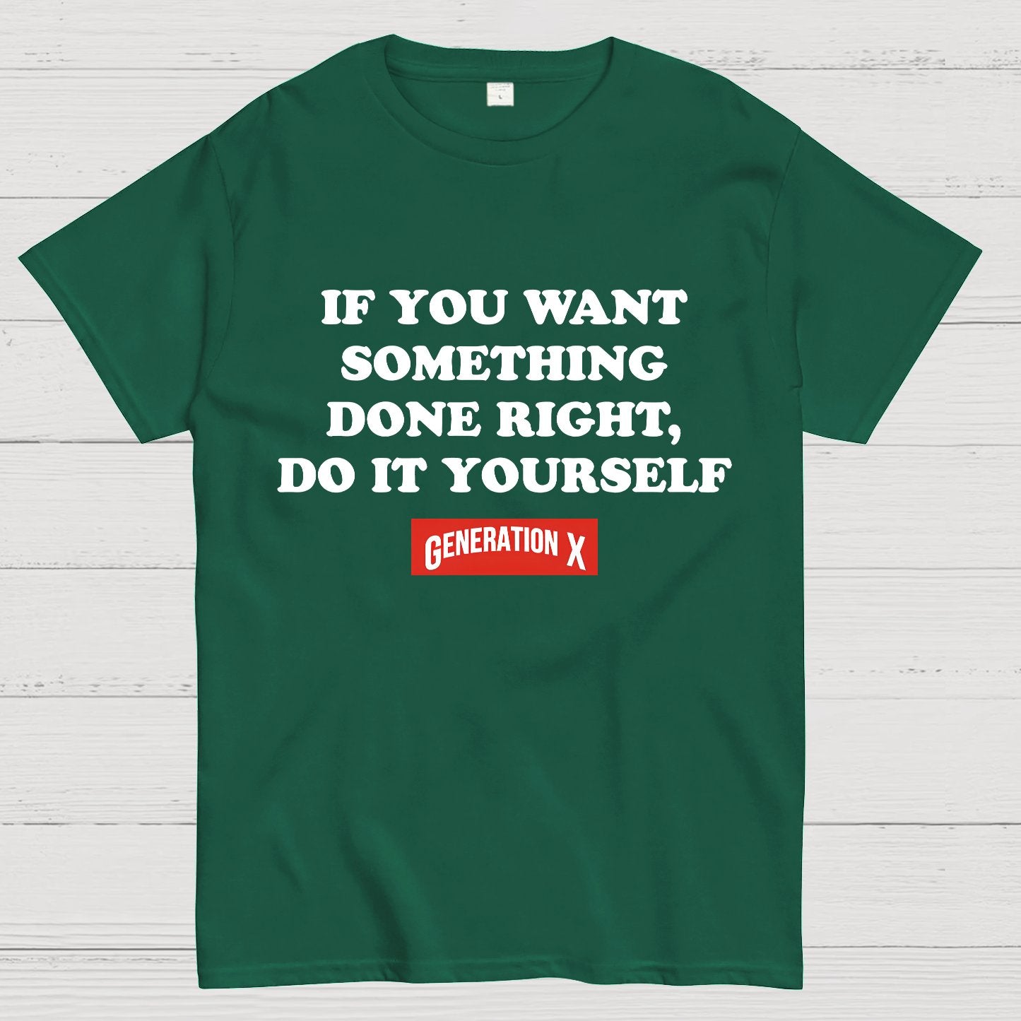 Do It Yourself Light Generation X Geeky T-Shirt