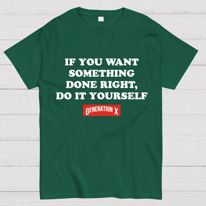 Do It Yourself Light Generation X Geeky T-Shirt