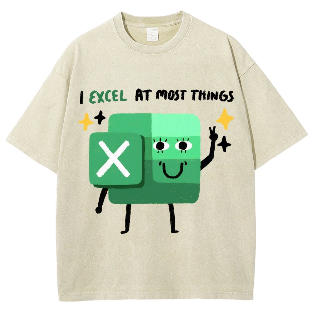 I Excel At Most Things Vintage Distressed T-shirt