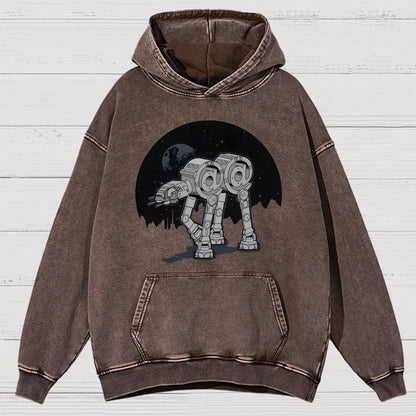 Ack…Ack… Vintage Distressed Hoodie