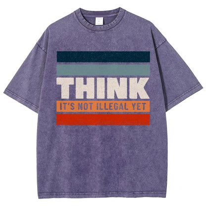 Think – Still Legal Vintage Distressed T-shirt