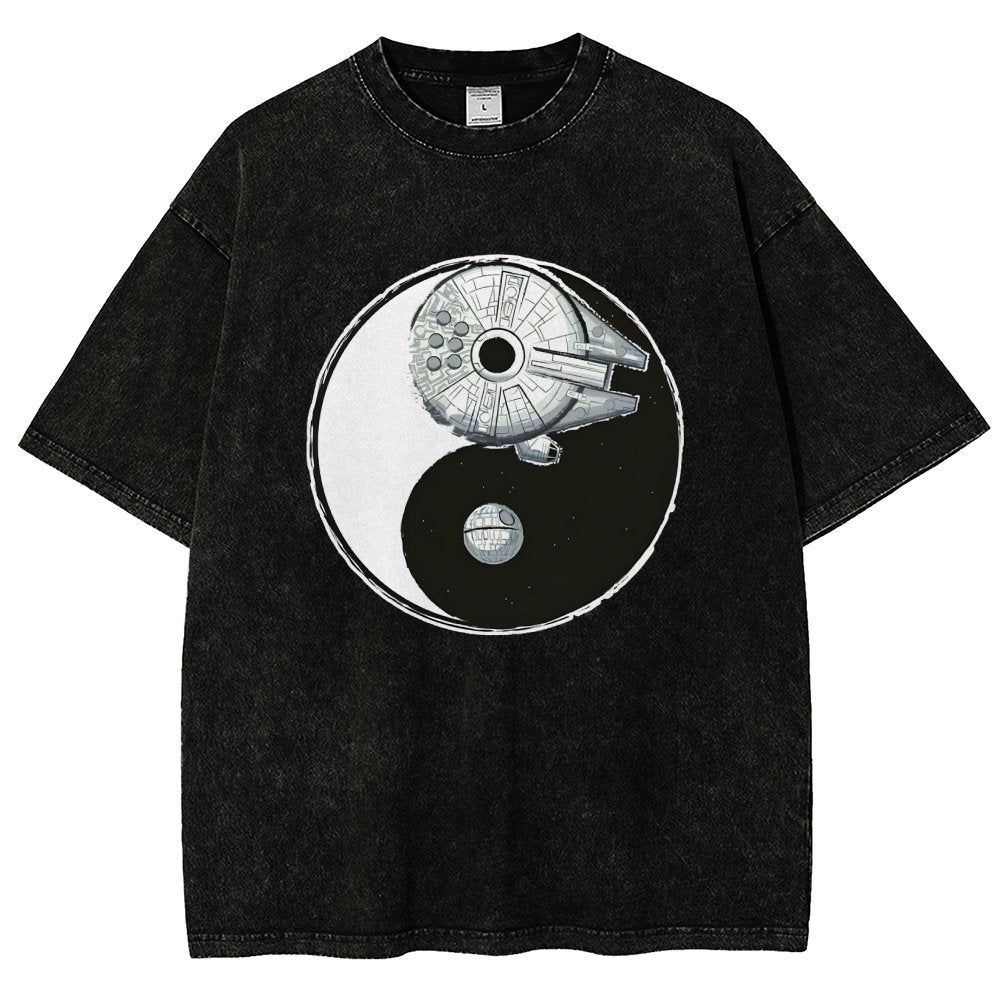 Balance Of The Energy Vintage Distressed T-shirt