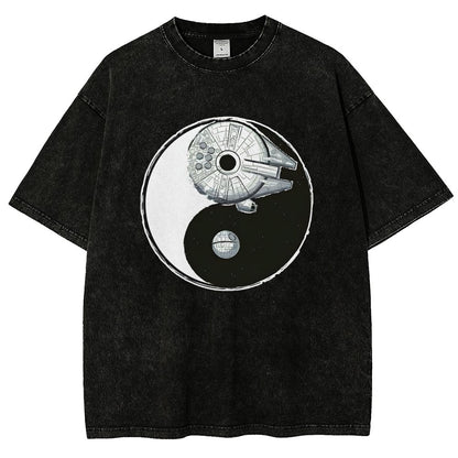 Balance Of The Energy Vintage Distressed T-shirt
