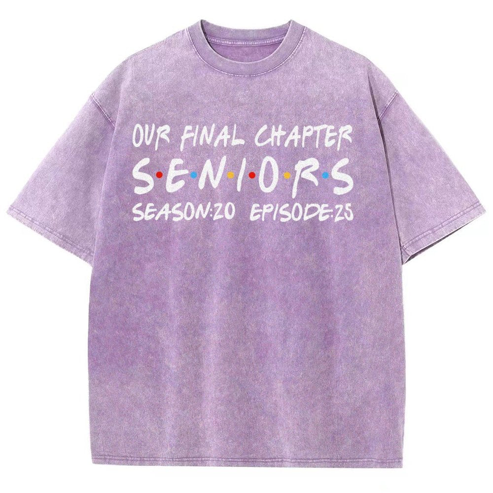 Our Final Chapter Seniors 2025 Vintage Distressed T-shirt