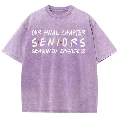 Our Final Chapter Seniors 2025 Vintage Distressed T-shirt