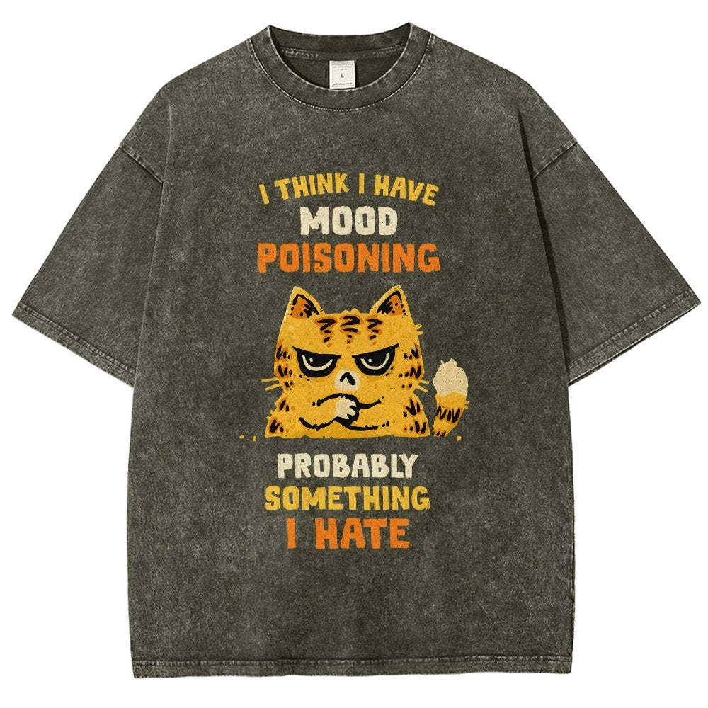 A Bad Case Of Mood Poisoning Vintage Distressed T-shirt