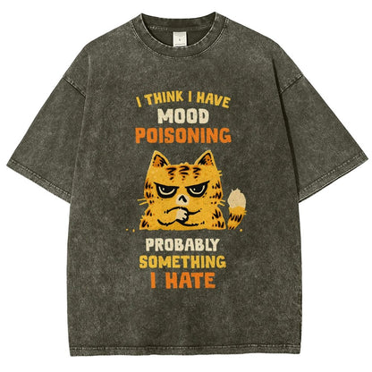 A Bad Case Of Mood Poisoning Vintage Distressed T-shirt