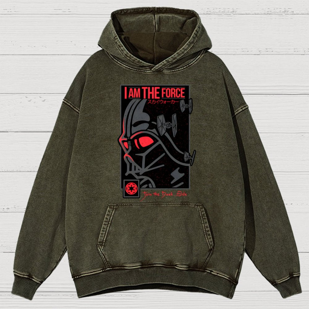 I'm Darkness Vintage Distressed Hoodie