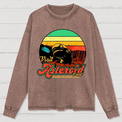 Visit the Asteroid Field Washed Long Sleeve Tee