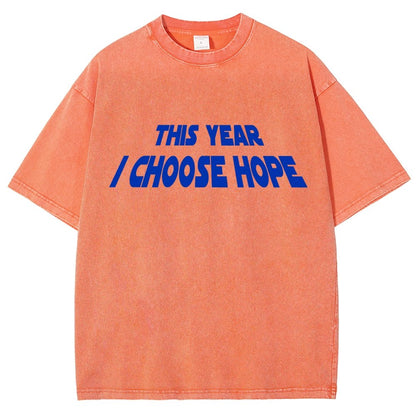 I Choose Hope  Vintage Distressed T-shirt