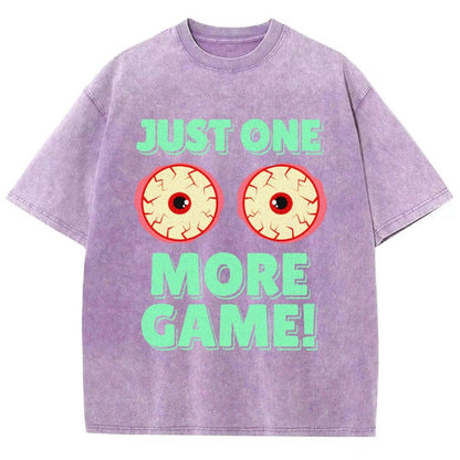 One More Game  Vintage Distressed T-shirt