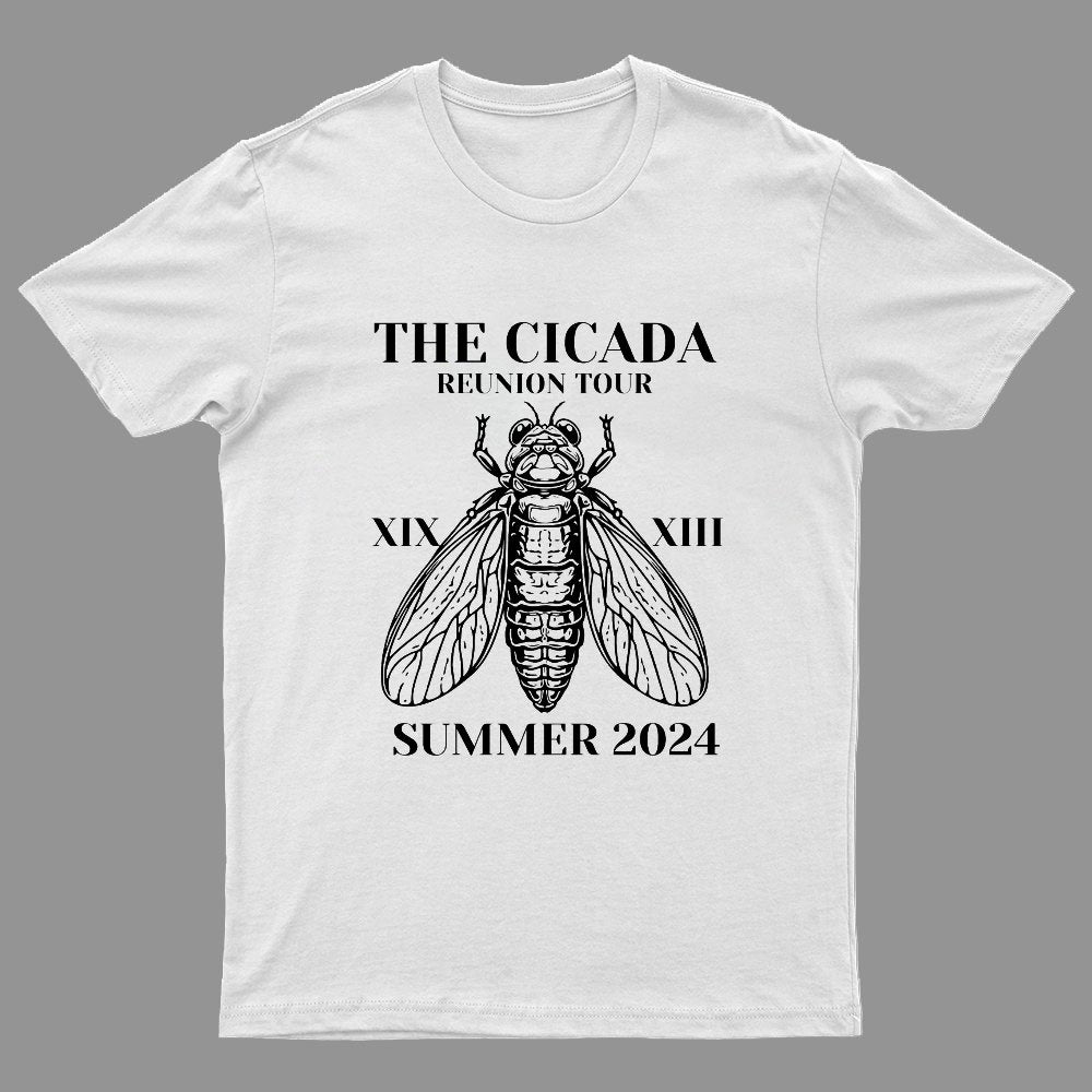 The Cicada Reunion U.S Tour 2024 Cicada Geeky T-Shirt