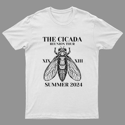 The Cicada Reunion U.S Tour 2024 Cicada Geeky T-Shirt