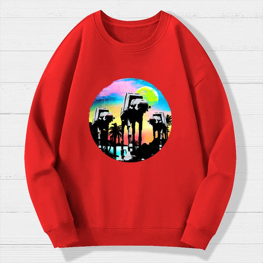 Retro Walker Adventure Geek Cotton Sweatshirt