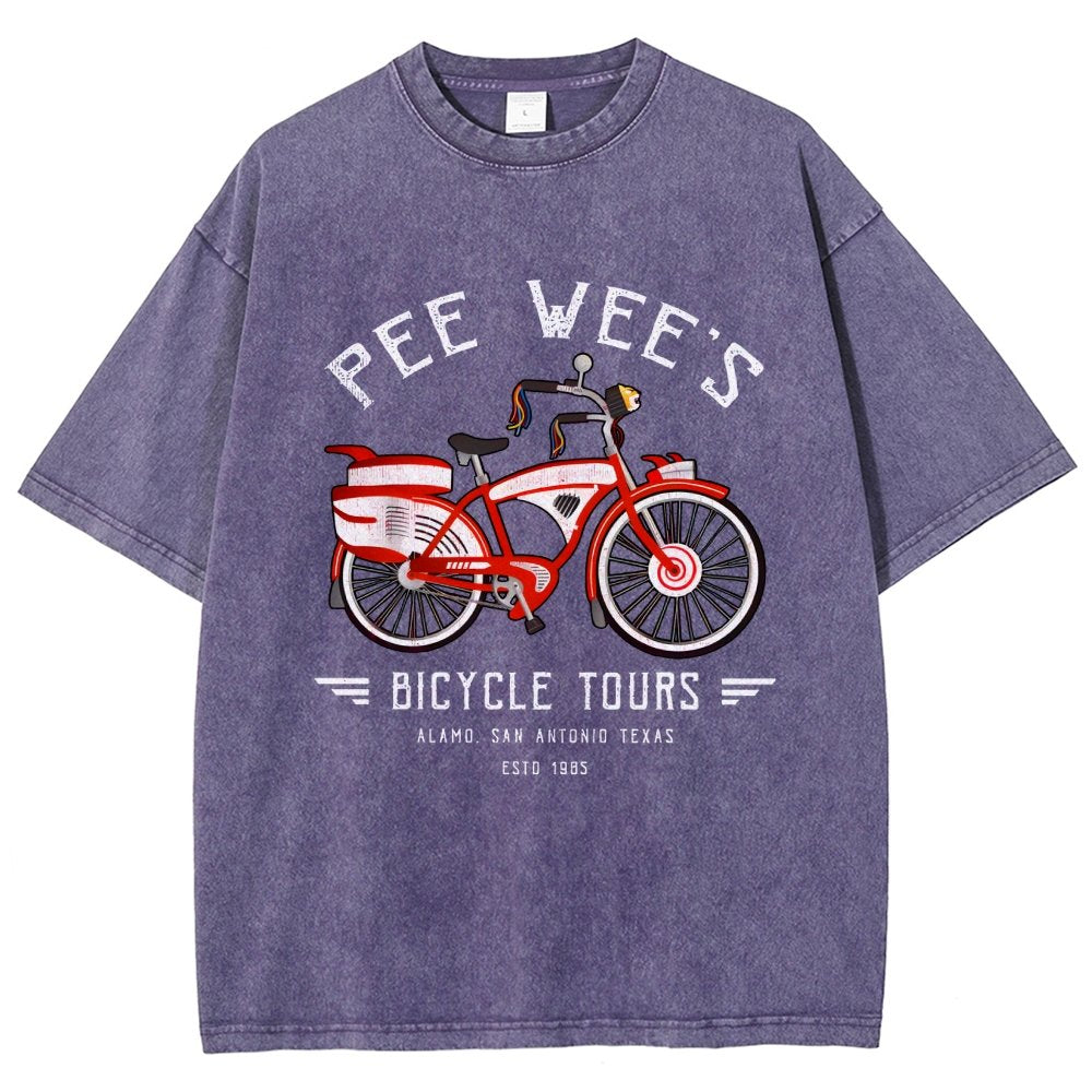 Buddy's Bicycle Tours Vintage Distressed T-shirt