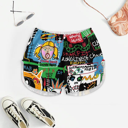 Vintage Graffiti3 Women's Geek Suspender Cami Set