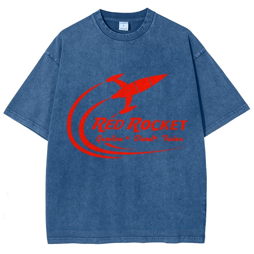 Red Rocket Fuel Vintage Distressed T-shirt