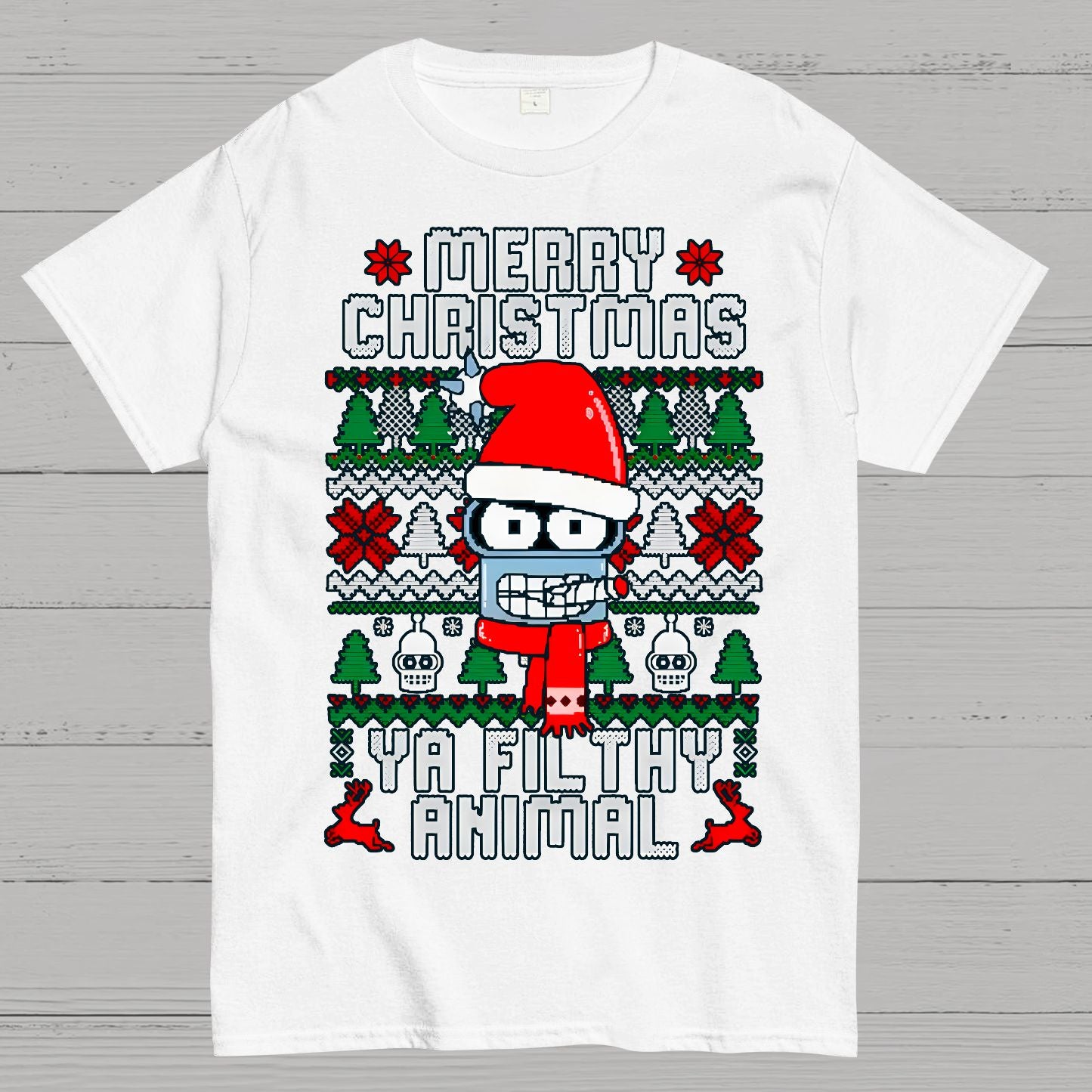 Merry Christmas Ya Filthy Animal Geek T-Shirt