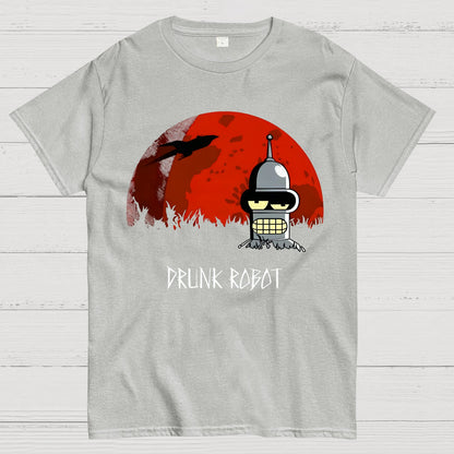 Drunk Robot Geek T-Shirt