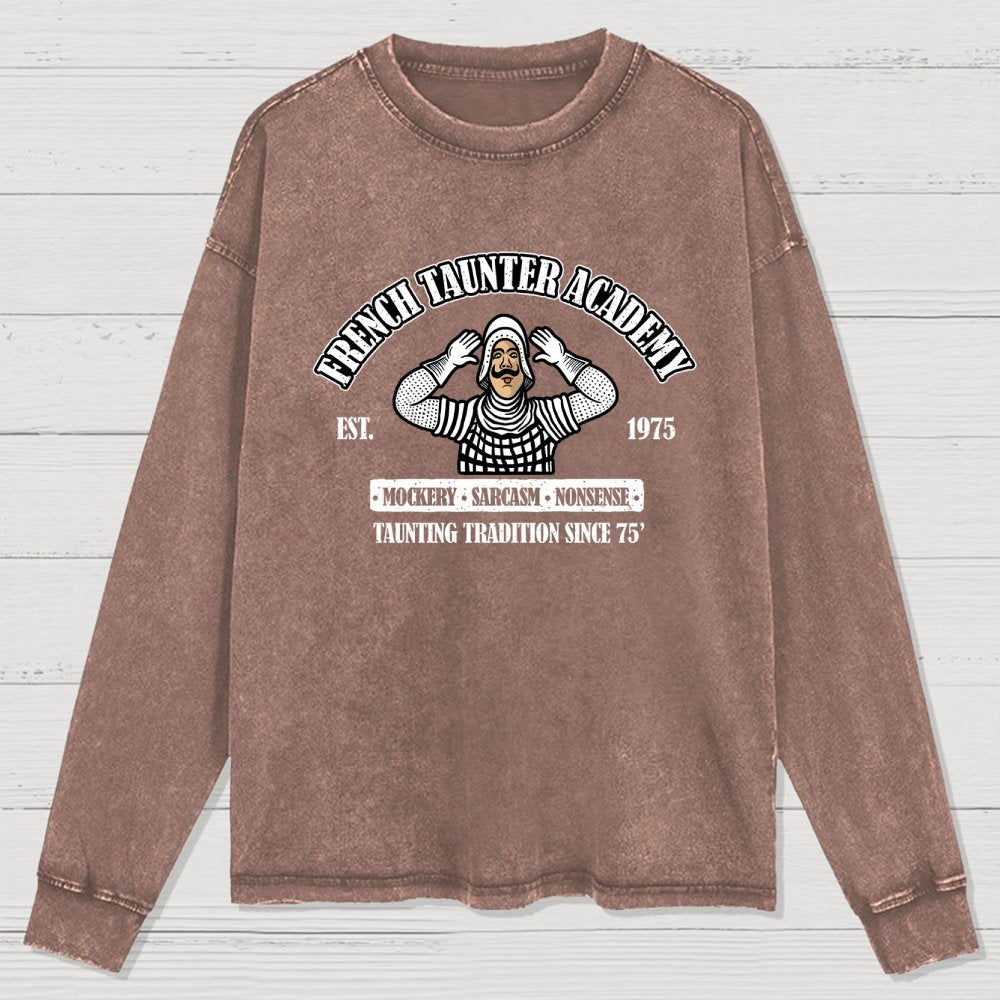 French Taunter Academy Washed Long Sleeve Tee