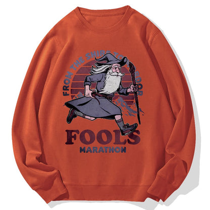 Fools Marathon Geek Cotton Sweatshirt