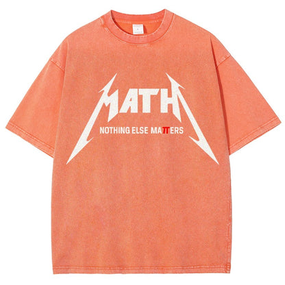 Math Nothing Else Matters Vintage Distressed T-shirt
